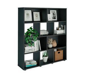 Estante Book negro 109x25x91 cm
