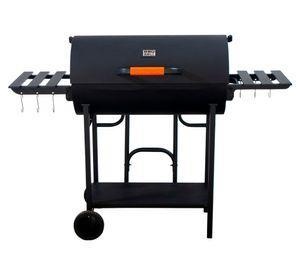 Parrilla a carbón Montana tambor + spiedo negro