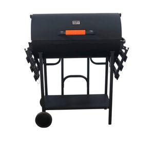 Parrilla a carbón Montana tambor + spiedo negro