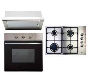 Kit empotrable campana UA0260J + encimera NEU 4Q 3.0 + horno Design NEU 2.0
