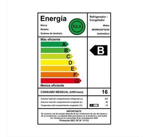 Refrigerador Bottom Midea MDRB424FGE50, puerta baja con