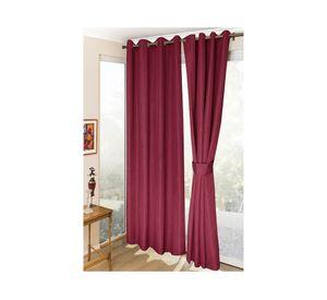 Juego cortina Melbourne 220x140 cm rojo