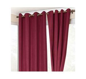 Juego cortina Melbourne 220x140 cm rojo