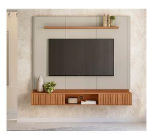 Panel TV 70" Amarante 2 puertas canela off white fosco