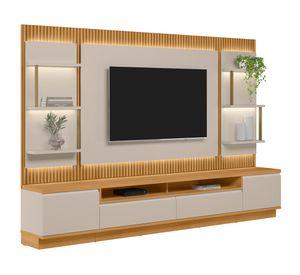 Home TV 70" Sao Paulo 2 cajones 2 puertas tauari off white matte