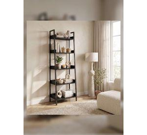 Biblioteca Estante Para Planta Repisa Moderna 160x50 Negro