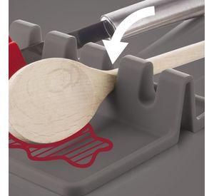 Soporte Silicona Utensilios Cocina Gris
