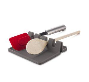 Soporte Silicona Utensilios Cocina Gris