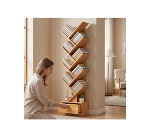 Biblioteca Librero De Arbol Organizador De Libros Alto 120cm