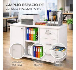 Mueble De Oficina Archivador Gabinete Con Llave Con Rueda