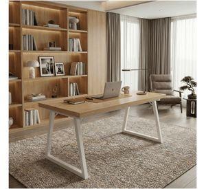Escritorio Pata Metal Oficina 140x60x75cm Gruesa 30mm