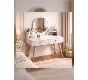 Tocador Madera Con Espejo 60*40*73cm Homer Design