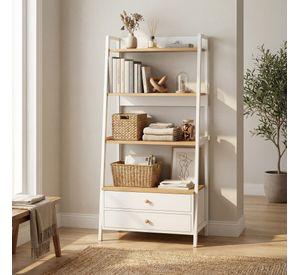 Repisa Biblioteca Organizador Estante Para Plantas 150cm Blanco