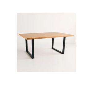 Mesa de Comedor Estilo Industrial 160x90 Madera Clara