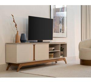Rack TV 70" Istambul 2 puertas nature off white