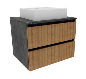 Mueble baño aéreo BN 45x60x46.9 cm mármol/lunar