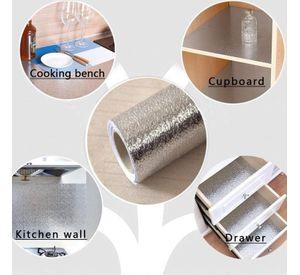 Papel Aluminio Autoadhesivo Papel Mural Cocina Laminas 3mts