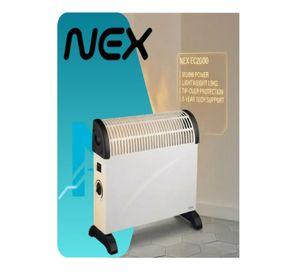 Convector El ctrico Nex Ec2000 1800w 3 Niveles Calor Blanco