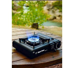 Cocina Portátil Con Maletin De Trasporte Cocinilla Camping Negro