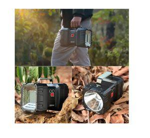 Linterna Recargable Doble Cabeza Led Multiuso Emergencia