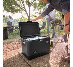 Cooler Coleman Reunion Capacidad 54 Qt / 51 Lt Negro