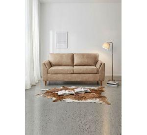 Sofá Milan 2C Cuero Kentucky Con Asiento de Resortes&nbsp;Pocket