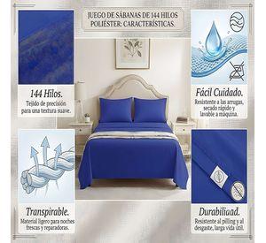 KIT DE SABANAS DE 144 HILOS 1,5 PLAZA W5