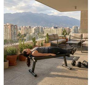 Banca Abdominal Plegable Live Sport