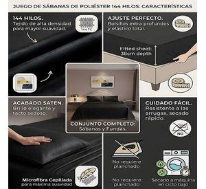 SET DE SABANAS DE 144 HILOS KING W10