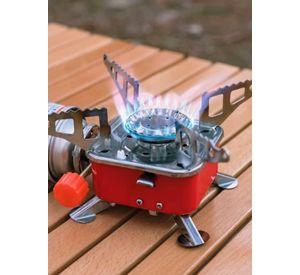Mini Cocinilla Portátil a Gas Plegable Camping color Naranja