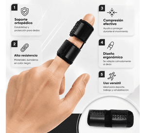Soporte Para Dedos Ferula Inmovilizadora Ajustable