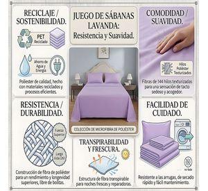SET DE SABANAS DE 144 HILOS 2 PLAZAS W1