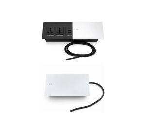 Escritorio Con Enchufe Tapa Deslizable Integrado Usb+usb-c Madera