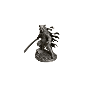 Escultura Decorativa Prints Patro- Samurái Tigre