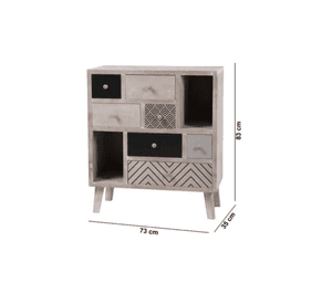 COMODA 7 CAJONES 83X73X35 CM /M +DESING