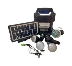 Kit Solar Portatil Recargable Camping Mp3 Usb Gd 1000A