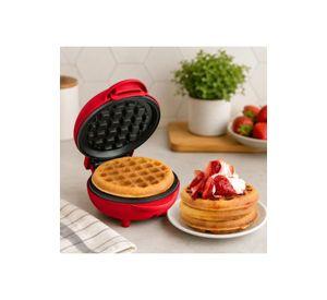 Waflera Eléctrica Compacta 350W Antiadherente con Luz Cocina