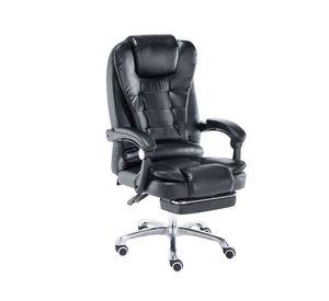 Silla Ejecutiva Ergonómica con Masaje y Reposapiés, de Eco Cuero