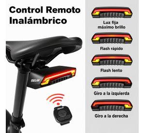 Luz Trasera Bicicleta MEILAN X5 Control y Láser