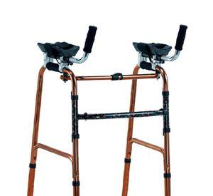 Andador Aluminio Plegable con Apoya Brazos