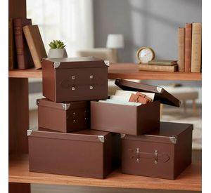 Cajas Organizadoras Para Almacenamiento Con Tapa Set De 5