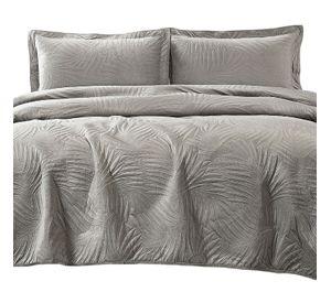 Quilt Liso Velvet Ibiza Gris King
