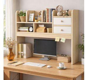 Organizador De Escritorio Estantería Con 2 Cajones 92cm