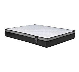Colchón Canaima 2 Plazas Negro 150x190x26 Cm Resorte Bonell Dual Side