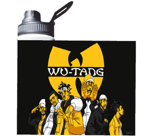 Botella Estampada Wu-tang Clan, Rock, 2 Cultura Regalo 850ml