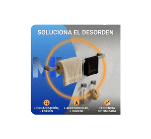 Toallero Barra 60 Cm Taumm Kassel Lux Metalico De Pared