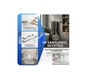 Toallero Barra 60 Cm Taumm Kassel Lux Metalico De Pared