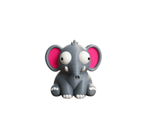 Figura Decorativa Prints Patro- Elefante Ojos Saltones