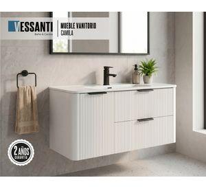 Mueble vanitorio Camila blanco 100x46x50 cm