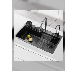 Combo Lavaplato Empotrado 80x45cm Acero Inoxidable Lavavaso